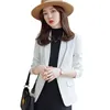 Costumes pour femmes Blazers 2023 mode décontracté femmes Blazer et veste à manches longues affaires dames travail bureau uniforme Style blanc