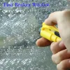 Portable Multicolor Car Safety Hammer Spring Type Escape Window Breaker Punch Seat Belt Cutter Keychain Auto Accessories