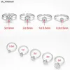 Pierścienie zespołowe Smyoue GRA certyfikowane 15CT MOISSANITE Ring VVS1 Lab Diamond Solitaire Ring for Women zaręczyny Obietnica Weddna Bejdia J230522