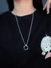 Kedjor Zhang Yixings samma Guuka Hip-Hop Trend Interlocking Halsband för manliga och kvinnliga par Alla hjärtans dag gåva