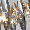 Люстры постмодернистская легкая роскошная роскошная хрустальная люстра Nordic Living Room Простая висящая лампа ресторан El Led Lighting