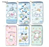 Ins Cute Kuromi Cinnamoroll Multi Function Flower Print Purse Children Accessories Big Capacity Bag Kids Birthday Gift