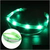 Decorazione per feste 12Pcs Mti Color Led Glow Glasses Fun Central Light Up Spaceman Shades Mask Dj Club Ktv Rave Supplies Drop Delivery Dhhgi