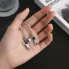 Pendentif Colliers Collier Pour Couple Astronaute Bijoux De Luxe Aimant Coeur Tour De Cou Cadeau Amis Clavicule Chaîne Saint Valentin Pendentif