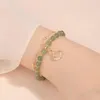 Strang Wotian Jade Glück Gold Blatt Armreif Farbe Für Frauen Hetian Armband Blätter Doppel Schicht Schmuck Geschenk Bringen Glück Reichtum