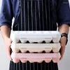 Бутылки для хранения 12/18 сетки яиц коробки холодильник с яйцом -стока пластиковой держатель для холодильника Организатор кухонные инструменты кухонные инструменты кухонные инструменты