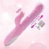 magasin d'usine Lapin Poussant Gode Perles Roulantes Spot Vibrateur En Silicone avec Vibration Adulte Jouets Stimulation Du Clitoris Sex Toy pour Femmes