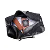 Bolsas de Duffel Yilian de grande capacidade Bolsa de viagem simples 2023 Versátil Moda de couro macia masculina Durável ombro à prova d'água