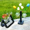 Apparatuur vaashouder bloemenrek kristal epoxy hars vorm hydrocultuur plant bloem pot siliconen vorm diy gietgereedschap