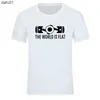 Herr t-shirts ny sommar världen är platt motor t-shirt kort ärm anpassade t-shirts ny stil män o-hals bomull t skjortor eu storlek l230520 l230520