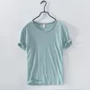 メンズデザイナーTシャツティーシャツ夏のピュアコットンTシャツ男性用の純粋な綿Tシャツoneck low coluary thin this
