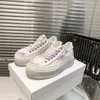 Повседневная модная садовая обувь Smfk платформа Canvas Sneaker Bule White Black Luxury Mens Flat Designer Sneakers Top Women Trainers Размер 35-45