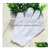 Other Household Sundries White Nylon Body Cleaning Shower Gloves Exfoliating Baths Glove Five Fingers Bath Bathroom Home Supplies Dr Dh1Yj