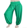 Women's Pants Capris New Women casual harem pants high waist dance pants dance club wide leg loose long bloomers trousers plus size