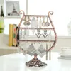 Boxes Vintage Jewelry Display Holder Earring Stand Home Decoration Necklace Bracelet Rings Storage Rack Desktop Ornaments