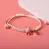 Charm Bracelets Fishes Pendant Fashion Hand Made Bracelet Bangles DIY Rope Chain Gift For Women Wholesale #XN007