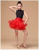 Stage Wear 2023 Girl Sleeveless Latin Dance Dress Children Ballroom Dresses Kids Salsa Rumba Cha Samba Tango Performance