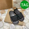 Дизайнерские тапочки BBR преувеличенные чеки хлопковые платформы Slides коричневые черные роскоши сандалии женские туфли Slipper Summer Flats пляжные шлепанцы Slipe Slide Sandal Sandal обувь