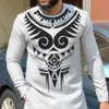 Tracksuits -merk African Man Outfit voor heren set grijs patchwork tops ontwerp geprinte heren sets shirt met pant African mode mannelijke bruidegom pakken 230522