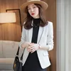 Women's Suits & Blazers 2023 Fashion Casual Women Blazer And Jacket Long Sleeve Business Ladies Work Office Uniform Style White