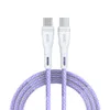 PD 120W USB C do Kabel typu-C 6A szybka ładowarka Drut do Huawei Samsung Xiaomi Linia ładowania Szybka nylonowa warta nylonowa