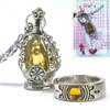 Anhänger Halsketten Anime Puella Magi Madoka Magica Soul Gem Halskette Ring Set Mädchen Schmuck Geschenk Cosplay Requisiten