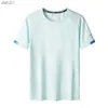 T-shirt da uomo Quick Dry Sport T Shirt Uomo 2023 Maniche corte Estate Casual Bianco Plus OverSize 6XL 7XL 8XL 9XL Top Tees GYM Tshirt Abbigliamento L230520