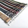 Bantlar 20mm 22mm Naylon Universal Band Strap Fransız Birlikleri Paraşüt Bag Askeri Yumuşak Bilezik için