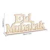 その他のイベントパーティーのサプライズ木製Eid Mubarak Decoration Ramadan Mubarak Ornamentsイスラムイスラム教徒のペンダントEid al Adha Party Supplies Ramadan Kareem Gifts 230522