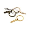 5 -stcs/Lot Keyrings sluit hanger connectoren Long Keychain Split handmake Decorate voor doe -het -zelf sieraden maken accessoires voor benodigdheden