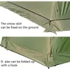 Tents and Shelters Pyramid Tent Ski Ultra Light Outdoor Camping Tent with Chimney Hole Used for Cooking Travel Backpack Tent 230520