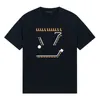 Designer Beroemde Heren Hoge Kwaliteit T-shirt Letter Print Ronde Hals Korte Mouw Zwart Wit Mode Mannen Vrouwen Tees 173