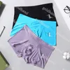 Shorts masculinos cuecas masculinas marca de designer clássica letra imprimida boxers boxers esportes de cor sólidos roupas íntimas macias frias