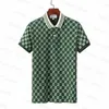 2023 MENS POLOS Lapel Design Shirt Summer Outdoors Short Sleeve Classic G T Shirt Sense Sense Top