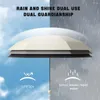 Parapluies Mini Parasol Imperméable À Cinq Plis Pour Les Voyages En Plein Air Cinquante Dames Parapluie Clair