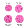 Flower Floret Fondant Silicone Mold Diy Chocolate Baked Cake Decoration Clay Gips Mold 1224335