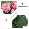 Decorative Flowers 2 Pcs Simulation Lotus Decoration Wedding Table Decorations Bulk Artificial