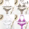 Women's Swimwear Est Sexy Bikinis Female Micro Folds Women High Cut Bikini Set String Swimming Suit For White Seaside Swimsuit