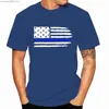 T-shirts pour hommes Hommes 3D USA Impression numérique Col rond T-shirt 4 juillet Décor patriotique Drapeau américain Manches courtes Mode Independence Day Tops T230522