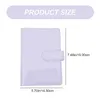 Gift Wrap Change Storage Book Cash Wallet Pocket Booklet Envelopes Budget Pu Money Binder Zip Around