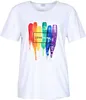 Designer Femmes Hommes Nouveau T-shirt Smile Fish Femmes Chemises à col rond Rainbow Tops Graphic Short Sleeve Women's Classic Pride Jersey Short Sleeve Tee