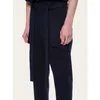 Men's Pants Arnodefrance Men's And Women's Quality 1:1 Wool Adf Ribbon High Street Trousers Coffee Royal Blue M L XL