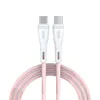 PD 120W USB C do Kabel typu-C 6A szybka ładowarka Drut do Huawei Samsung Xiaomi Linia ładowania Szybka nylonowa warta nylonowa