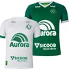 2023 24 Maillots de football brésiliens Chapecoense pour hommes LUIZINHO Home Green Away White Football Shirts Uniforme à manches courtes