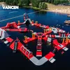 40x30 meter vuxna jätteuppblåsbar flytande vattenpark för vuxna öppet vatten energi utmaning aktiviteter nöjen aqua park