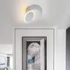 Настенная лампа светодиод современный 360 градусов регулируемая легкая гостиная спальня спальня кровати в сторону шкаф