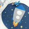 Mattor Kids Boy Room Spela mattor Rocket Design Girl 120cm Nursery Mat Bedroom Bedside Game