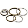 50st/Lot 16/20/25mm KeyChain Connector Circle Keyring Fynd passar DIY Keychain Rings Circles Accessories