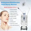 9 IN 1 Ringiovanimento della pelle Hydro Facial Skin Clean Ultrasonic RF Spray ad alta frequenza Vacuum Strumento di bellezza multifunzionale