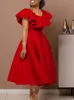 Plus size Dresses Plus Size Women Party Dress Elegant Ladies Dresses for Special Occasions Summer Fashion Luxury White Festival Clothing Vestidos 230520